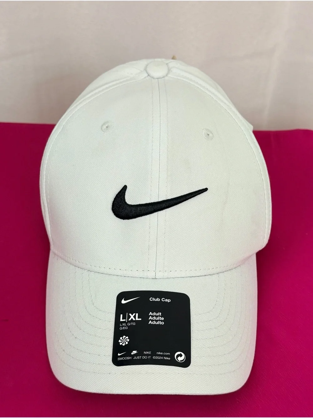 Nike Adult Unisex Light Gray Dri-FIT Club Structured Golf/Club Hat L/XL. NWT